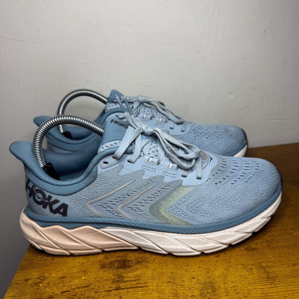 Hoka Arahi 5 Running Shoes Women Size 8 D Wide Blue 1115013 BFPB